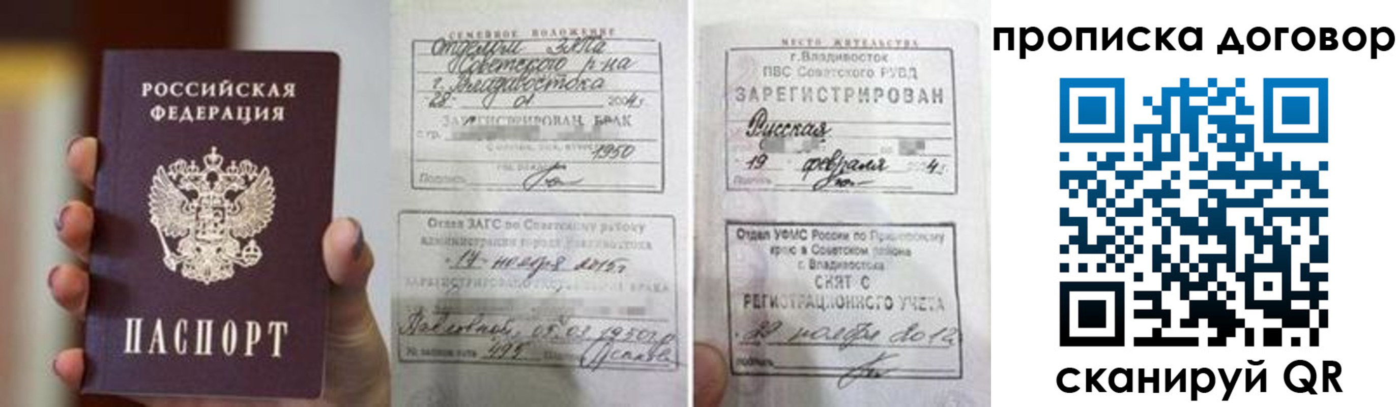 прописка штамп в Оленегорске